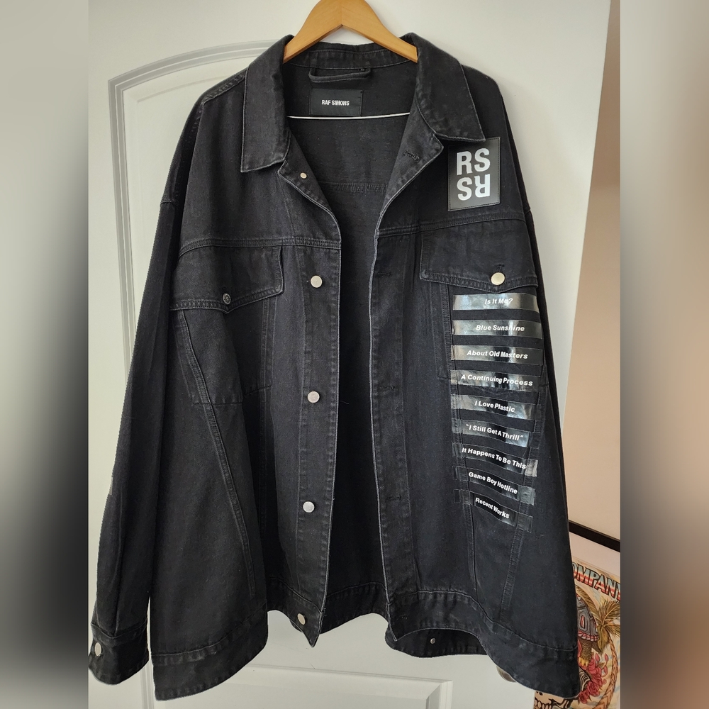 Raf Simons Denim Floral Jacket SS18